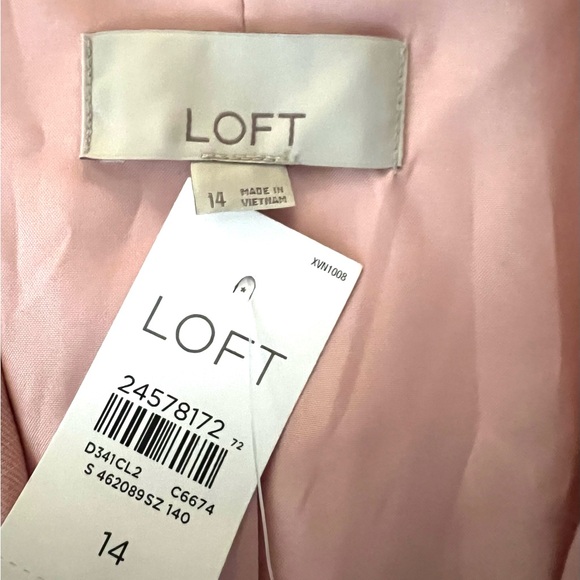 LOFT Women's Pink Blazer Suit Jacket - Picture 2 of 15